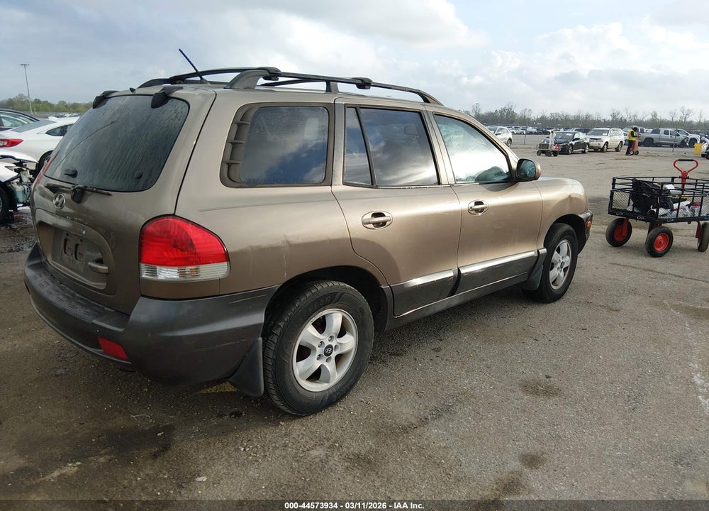 2006 HYUNDAI SANTA FE GLS VIN: KM8SC13D66U067378
