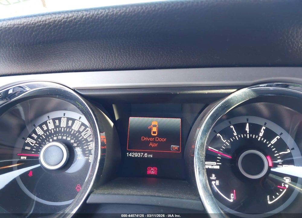 2013 FORD MUSTANG V6 PREMIUM VIN: 1ZVBP8AM0D5216554