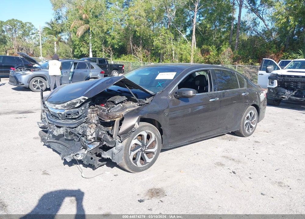 2017 HONDA ACCORD EX-L V6 VIN: 1HGCR3F8XHA023827