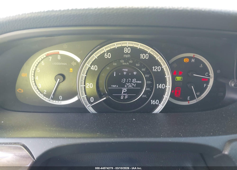 2017 HONDA ACCORD EX-L V6 VIN: 1HGCR3F8XHA023827