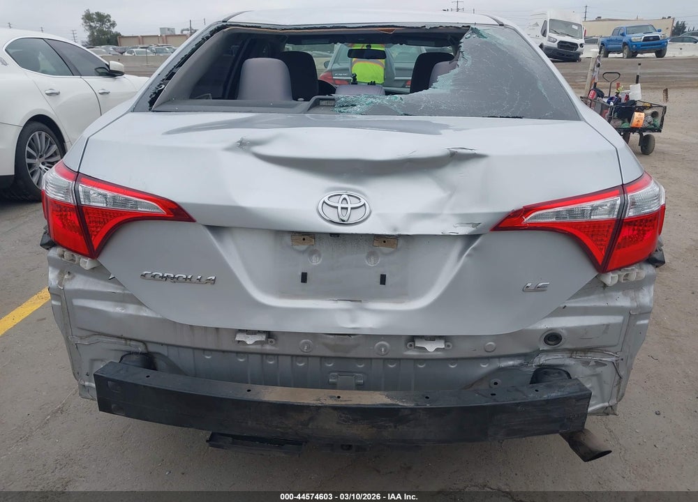 2016 TOYOTA COROLLA LE VIN: 5YFBURHE4GP408289