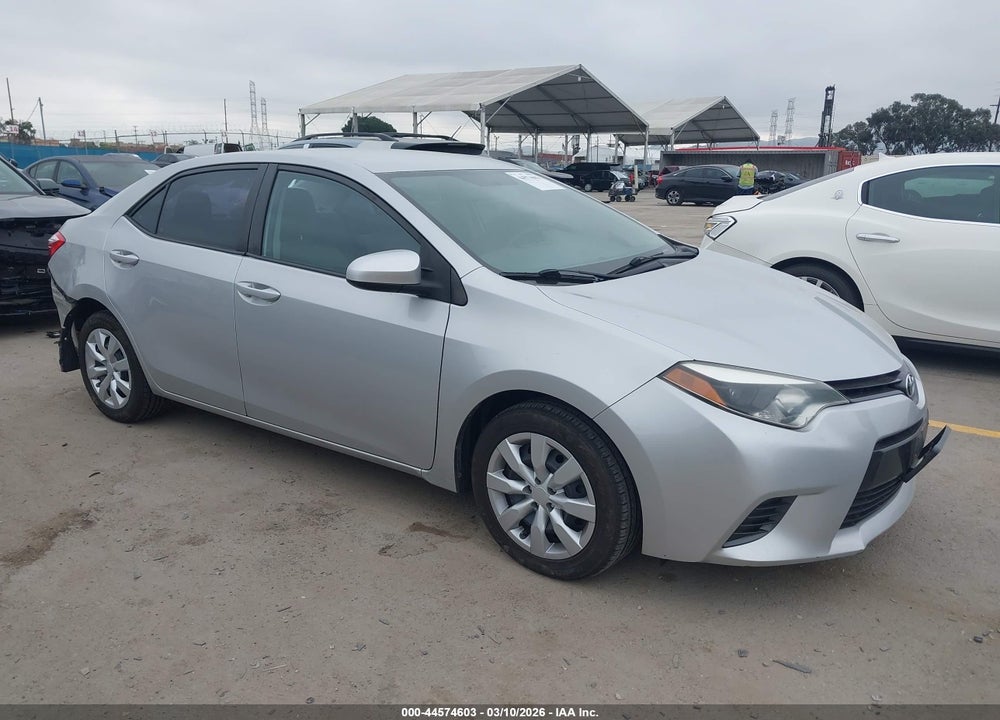 2016 TOYOTA COROLLA LE VIN: 5YFBURHE4GP408289