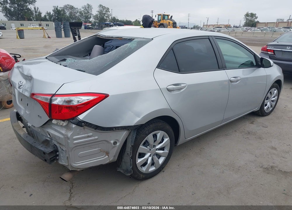 2016 TOYOTA COROLLA LE VIN: 5YFBURHE4GP408289