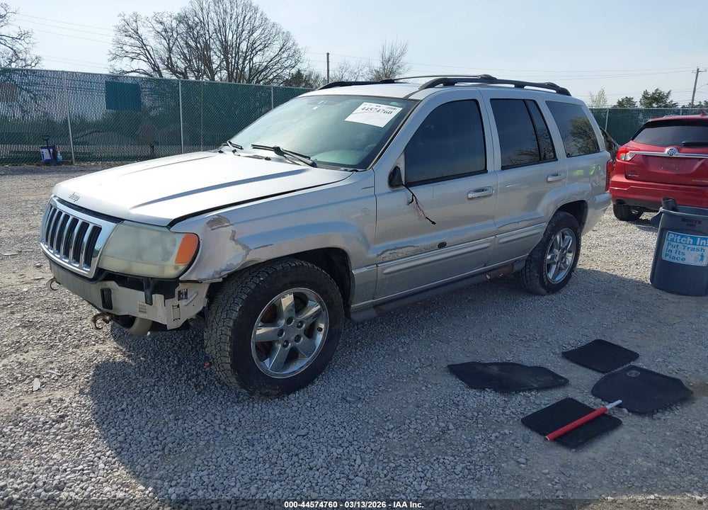 2004 JEEP GRAND CHEROKEE OVERLAND VIN: 1J8GW68J74C388077