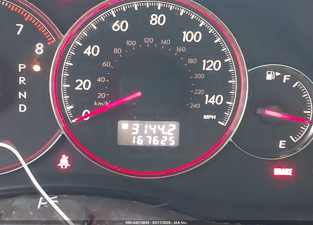 2008 SUBARU LEGACY 2.5I VIN: 4S3BL616X87227186