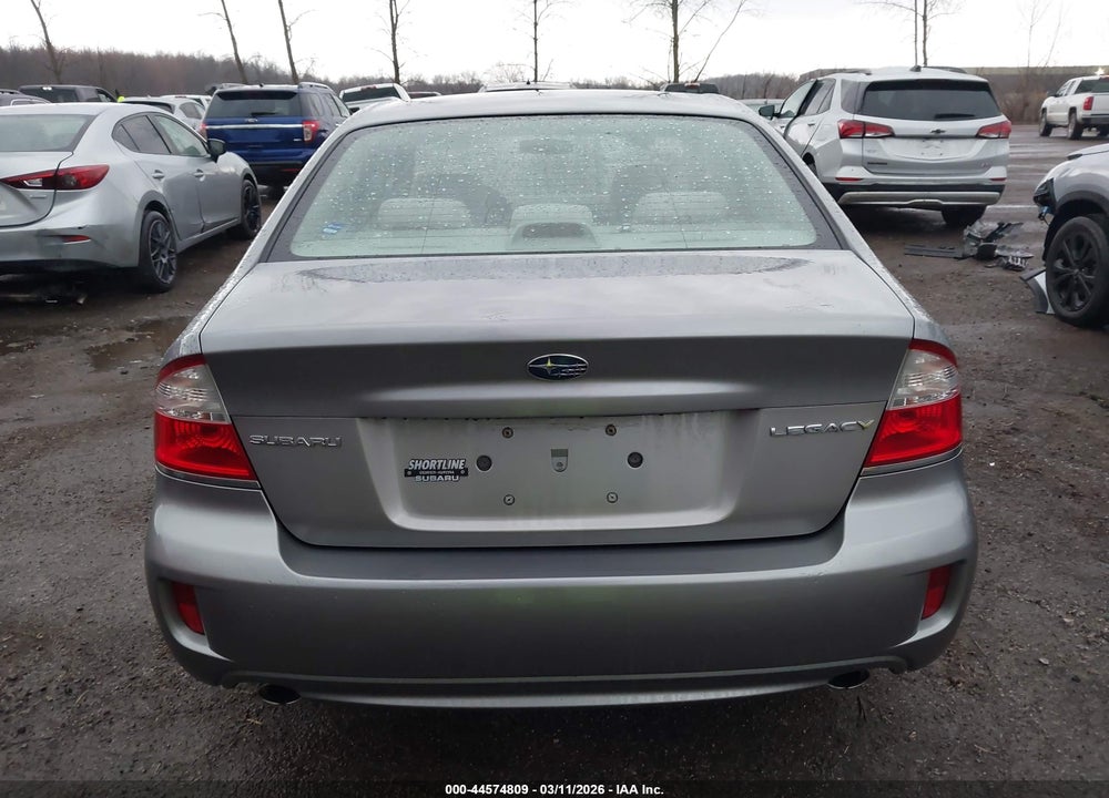 2008 SUBARU LEGACY 2.5I VIN: 4S3BL616X87227186