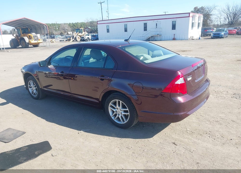 2011 FORD FUSION S VIN: 3FAHP0GA8BR152498