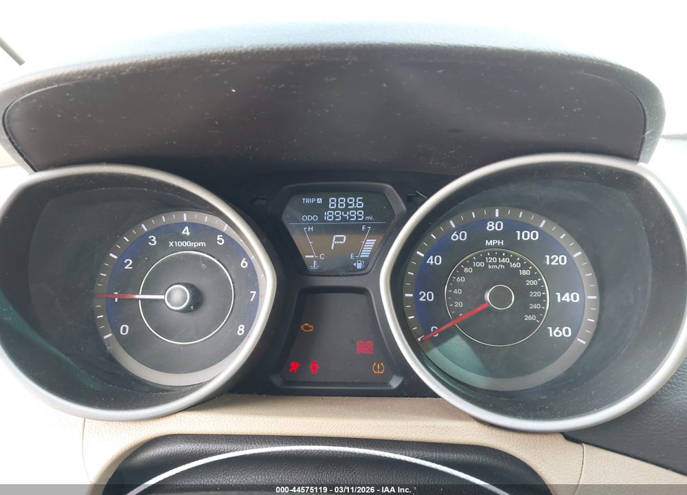 2011 HYUNDAI ELANTRA GLS (ULSAN PLANT) VIN: KMHDH4AE0BU126166