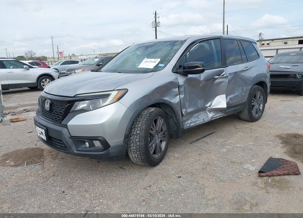 2019 HONDA PASSPORT EX-L VIN: 5FNYF7H52KB010091