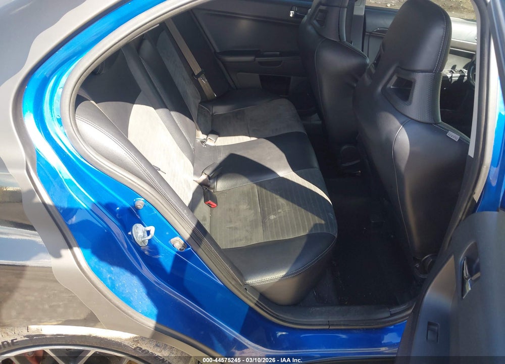 2010 MITSUBISHI LANCER EVOLUTION MR/MR TOURING VIN: JA32W5FV5AU018459