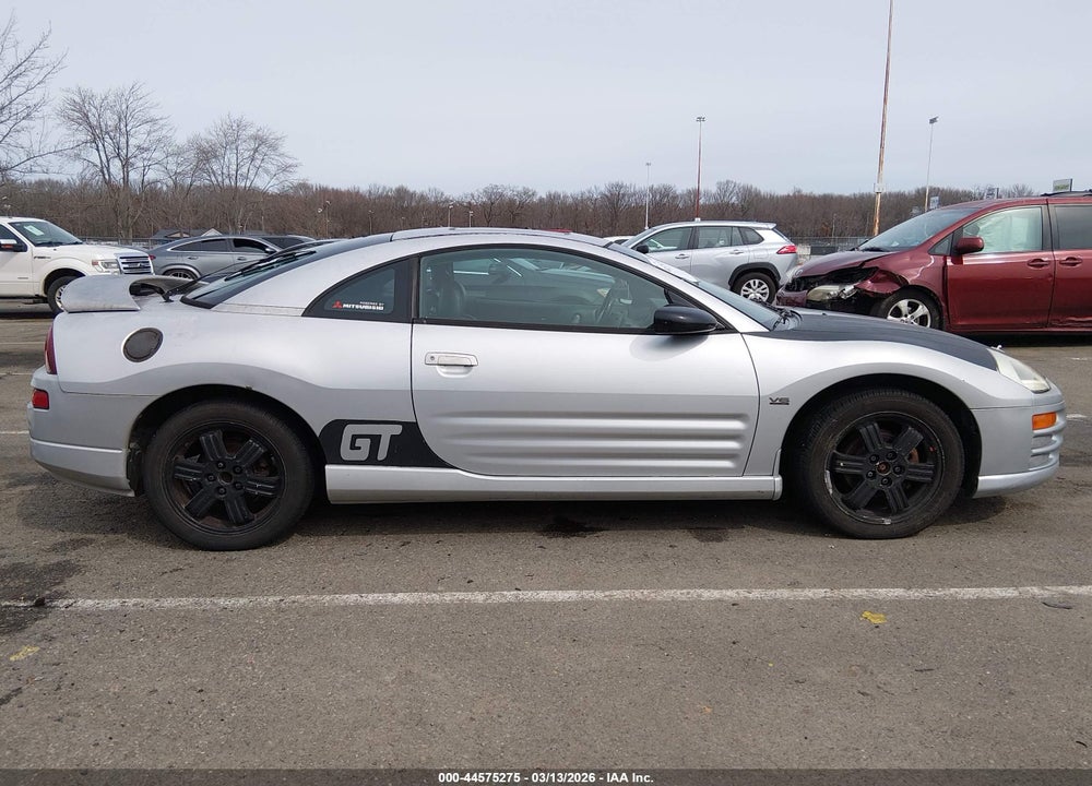 2000 MITSUBISHI ECLIPSE GT VIN: 4A3AC54L3YE043112