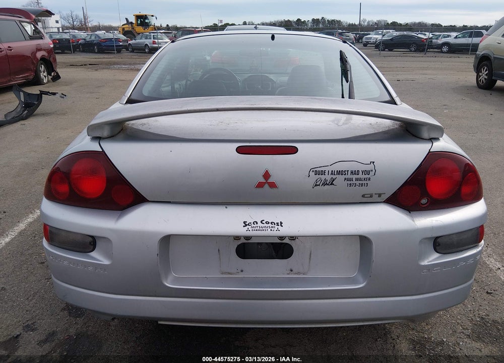 2000 MITSUBISHI ECLIPSE GT VIN: 4A3AC54L3YE043112
