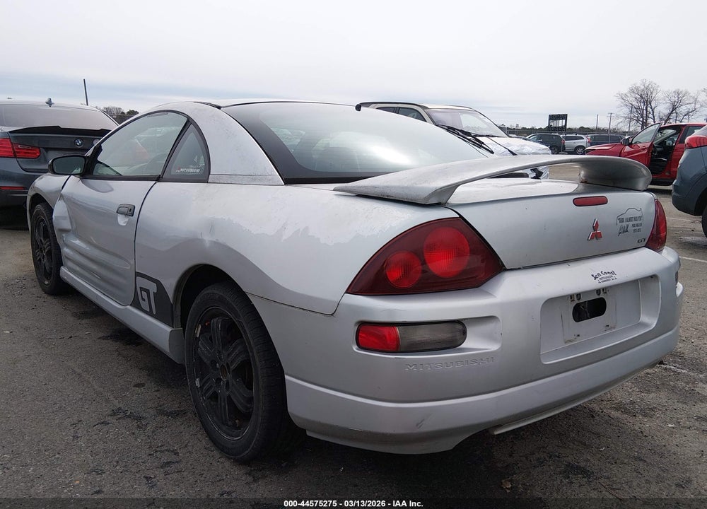 2000 MITSUBISHI ECLIPSE GT VIN: 4A3AC54L3YE043112