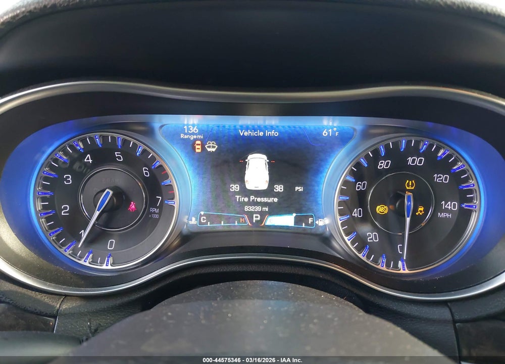 2016 CHRYSLER 300C VIN: 2C3CCAEG1GH335150