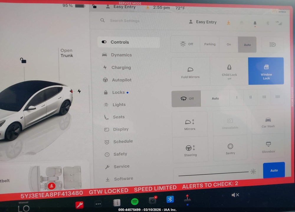 2023 TESLA MODEL 3 REAR-WHEEL DRIVE VIN: 5YJ3E1EA8PF413480