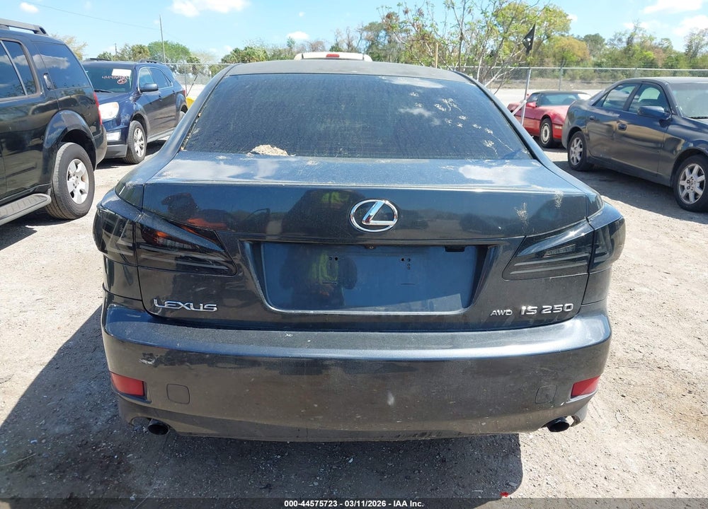 2006 LEXUS IS 250 VIN: JTHCK262262001545