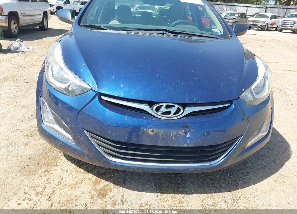 2016 HYUNDAI ELANTRA SE VIN: 5NPDH4AE9GH680893