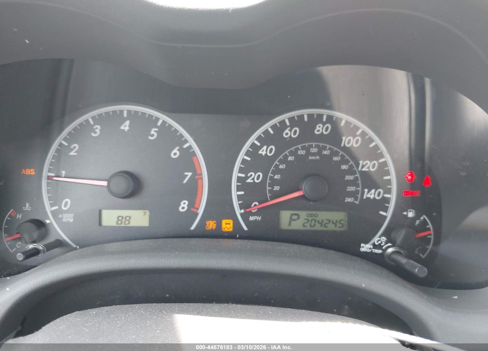 2010 TOYOTA COROLLA BASE VIN: 1NXBU4EE3AZ376593