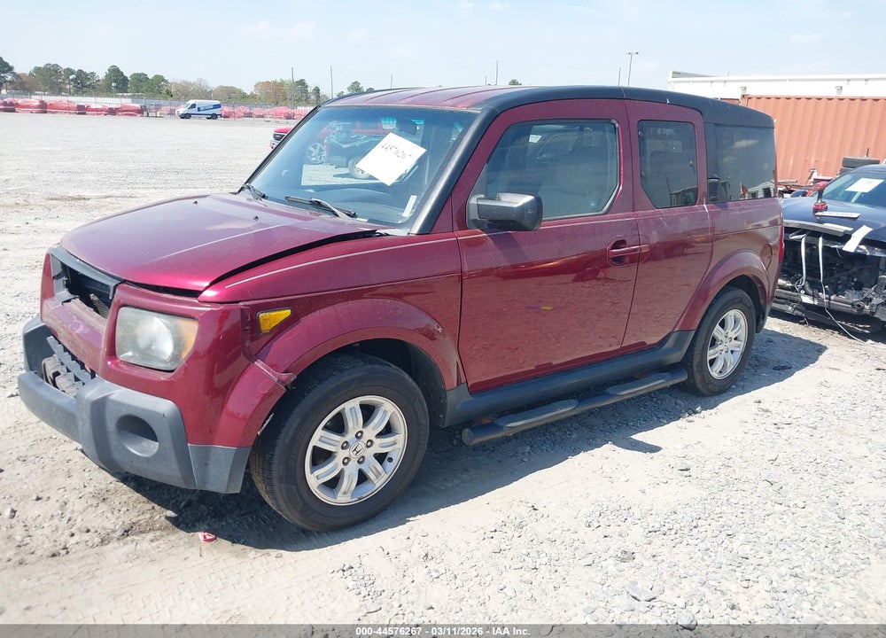2008 HONDA ELEMENT EX VIN: 5J6YH187X8L009876