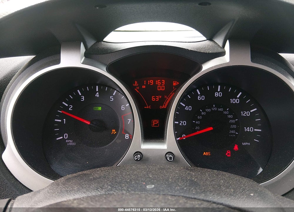 2012 NISSAN JUKE SL VIN: JN8AF5MVXCT118473
