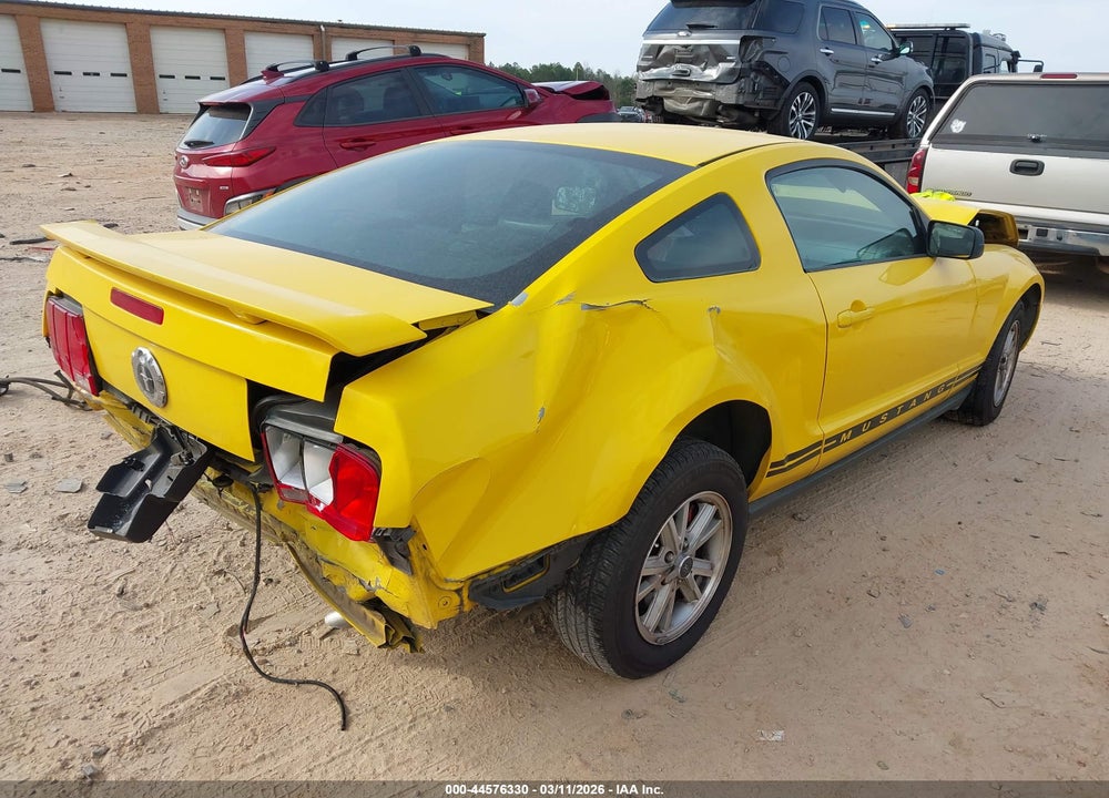 2006 FORD MUSTANG V6 VIN: 1ZVFT80N865134209