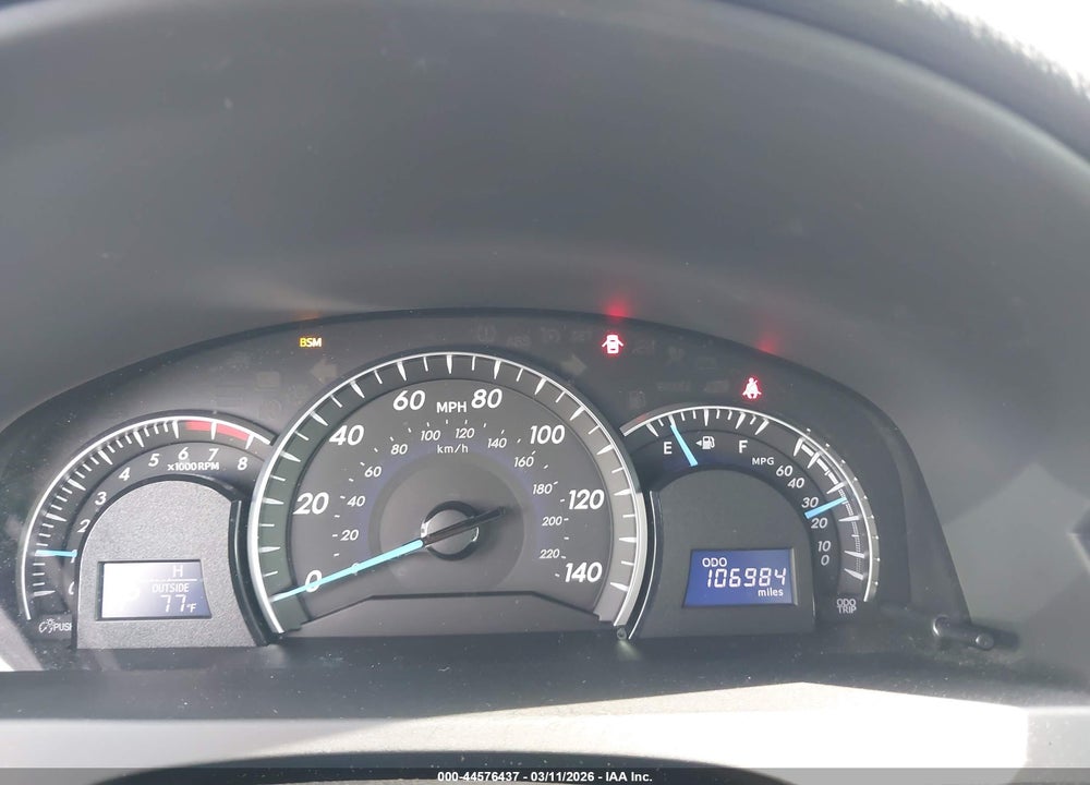 2012 TOYOTA CAMRY XLE VIN: 4T1BF1FKXCU599746