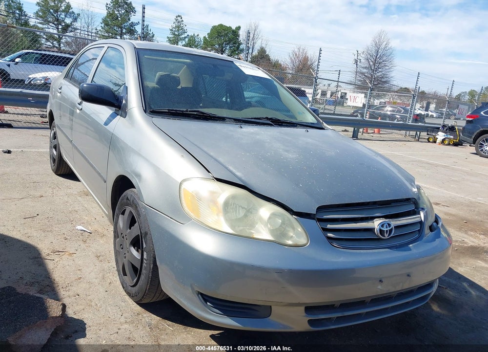 2004 TOYOTA COROLLA CE VIN: 2T1BR32E94C293837