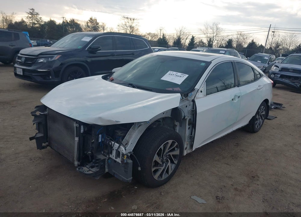 2017 HONDA CIVIC EX VIN: 19XFC2F74HE051991
