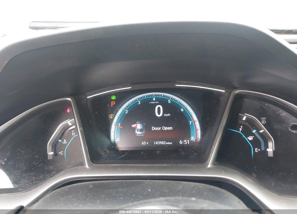 2017 HONDA CIVIC EX VIN: 19XFC2F74HE051991
