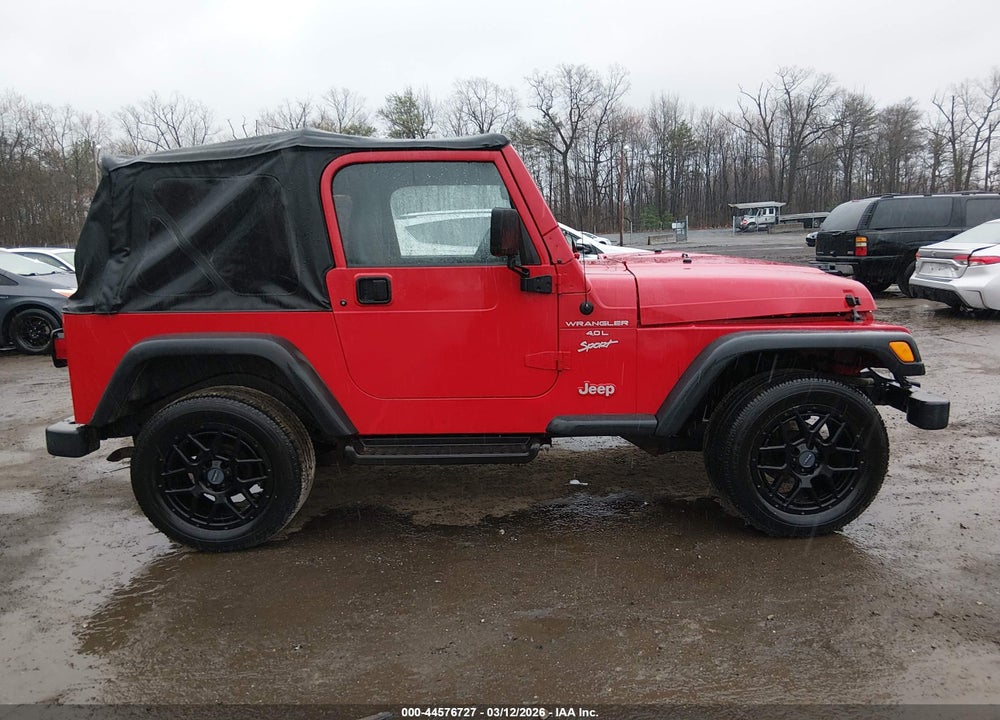 2000 JEEP WRANGLER SPORT VIN: 1J4FA49S7YP765044