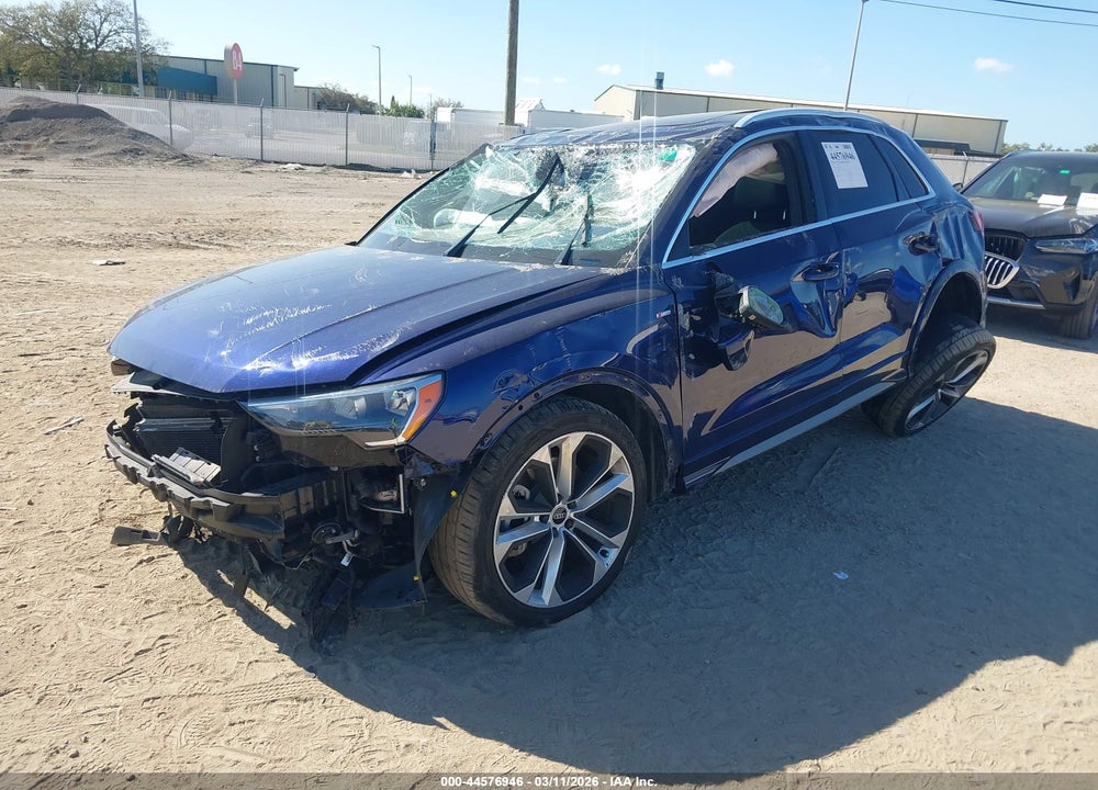 2021 AUDI Q3 PREMIUM 45 TFSI S LINE QUATTRO TIPTRONIC VIN: WA1DECF38M1071415
