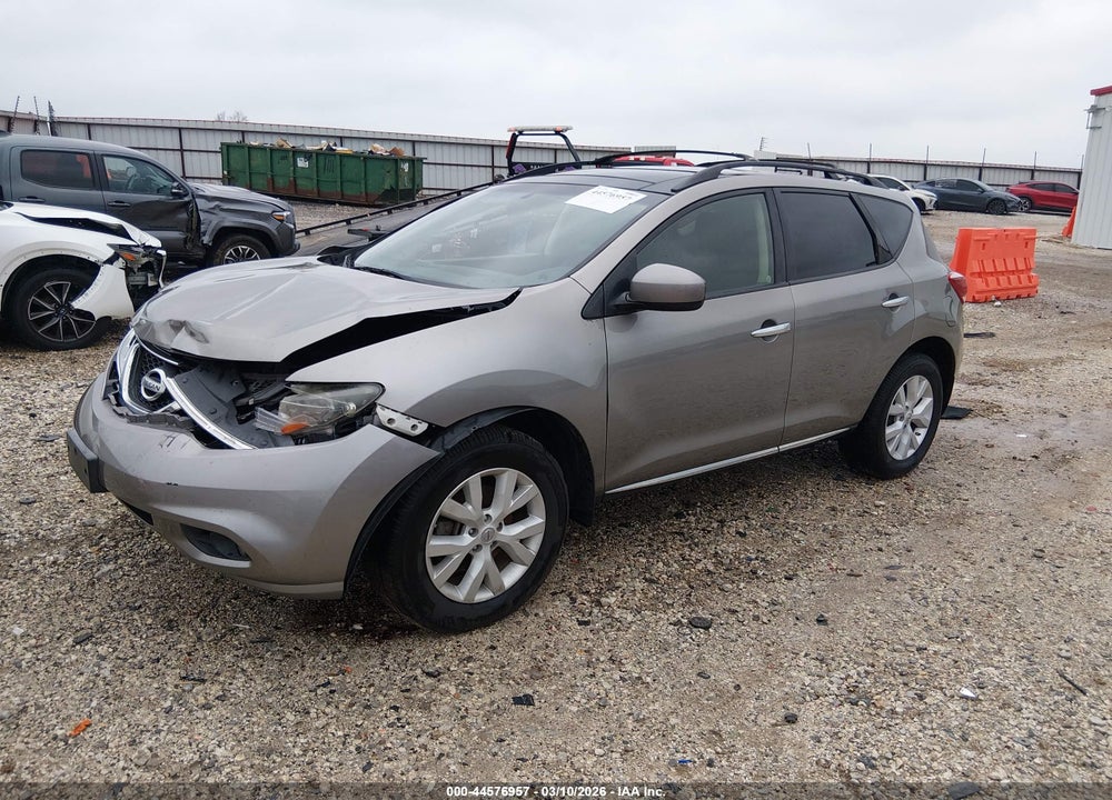 2012 NISSAN MURANO SV VIN: JN8AZ1MW3CW215201