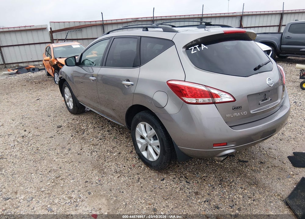 2012 NISSAN MURANO SV VIN: JN8AZ1MW3CW215201