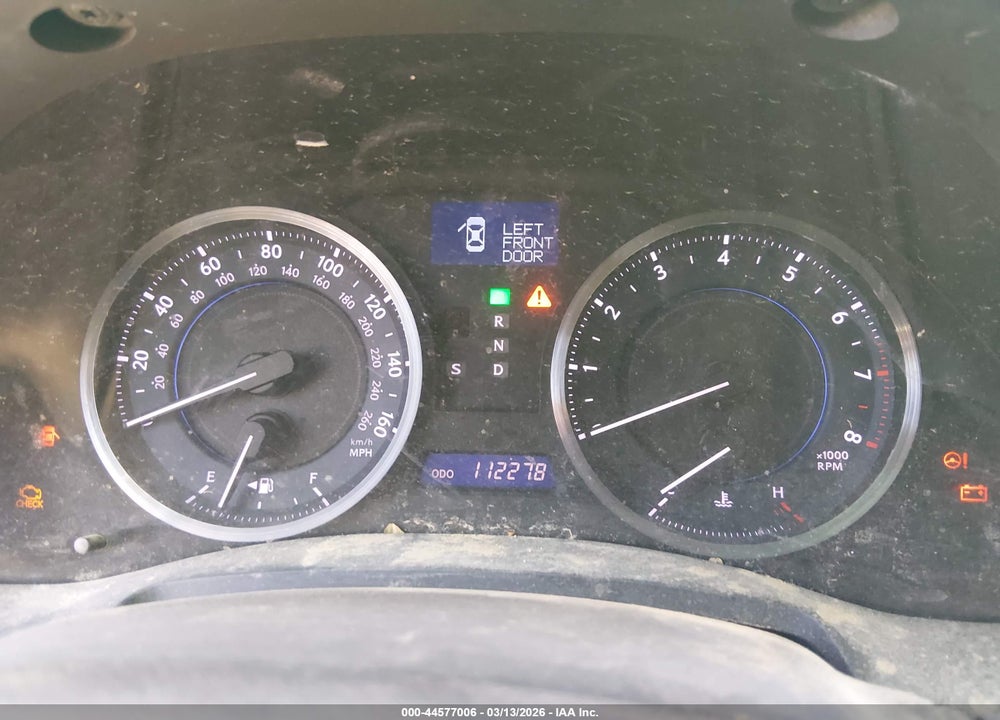2011 LEXUS IS 250 VIN: JTHCF5C28B5045343