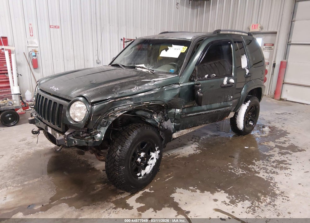 2002 JEEP LIBERTY LIMITED EDITION VIN: 1J4GL58K02W284409