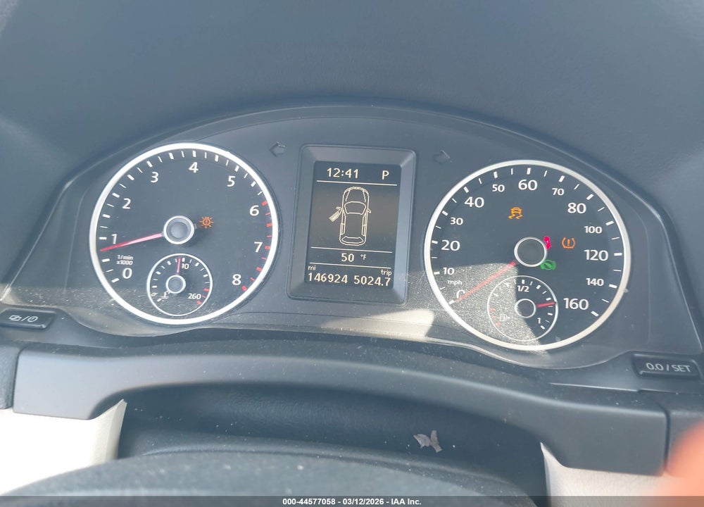 2013 VOLKSWAGEN TIGUAN S/SE/SEL VIN: WVGBV7AX8DW502235