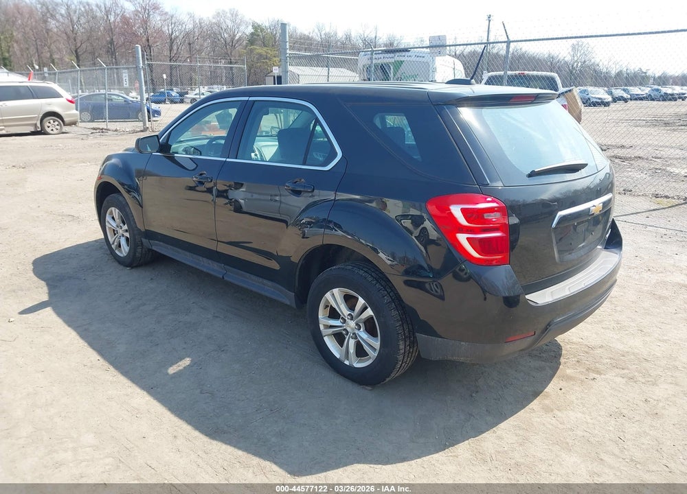 2016 CHEVROLET EQUINOX LS VIN: 2GNALBEK1G6148944