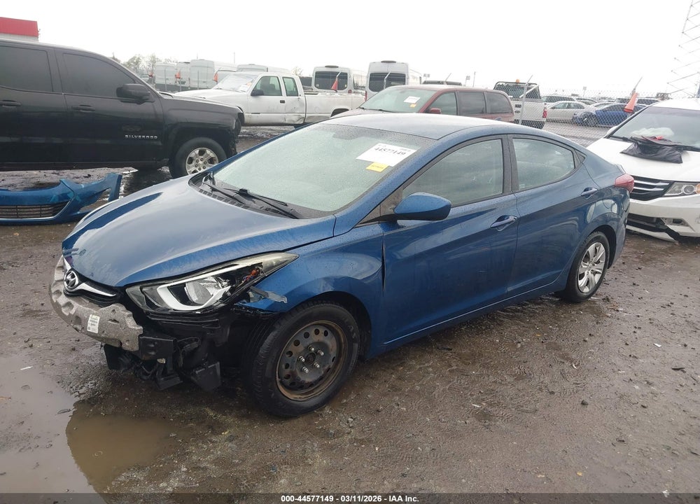2016 HYUNDAI ELANTRA SE VIN: KMHDH4AE8GU482601