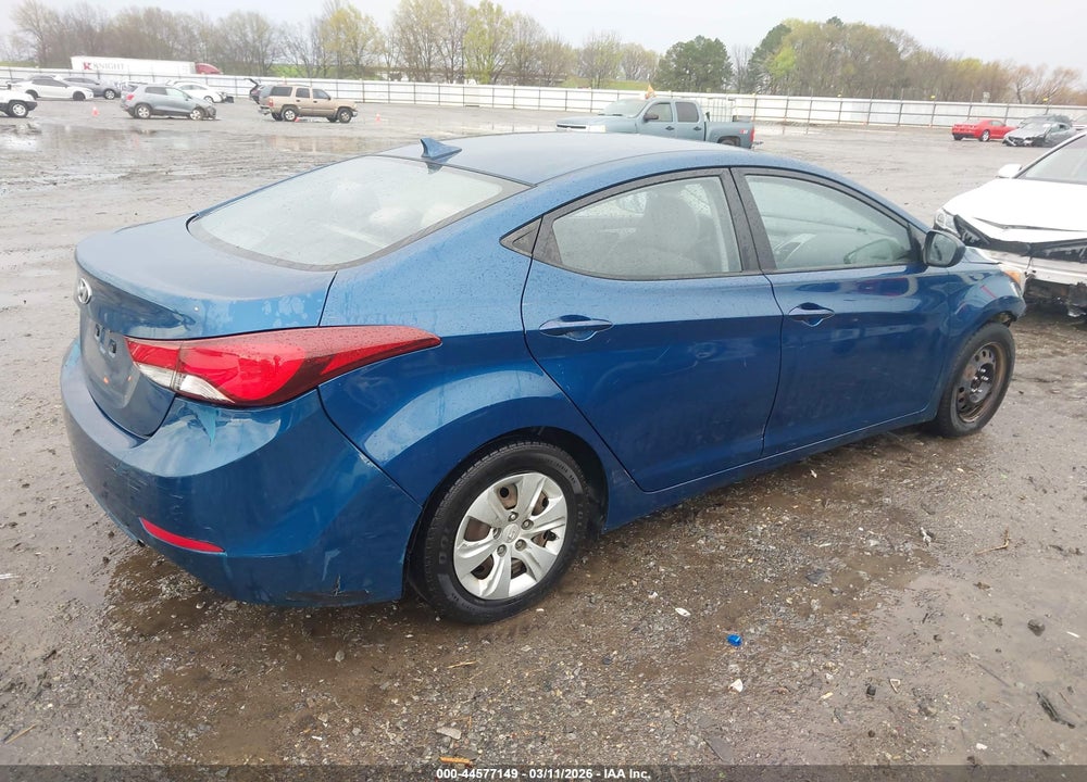 2016 HYUNDAI ELANTRA SE VIN: KMHDH4AE8GU482601