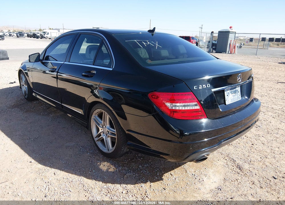 2012 MERCEDES-BENZ C 250 SPORT VIN: WDDGF4HB3CA715708