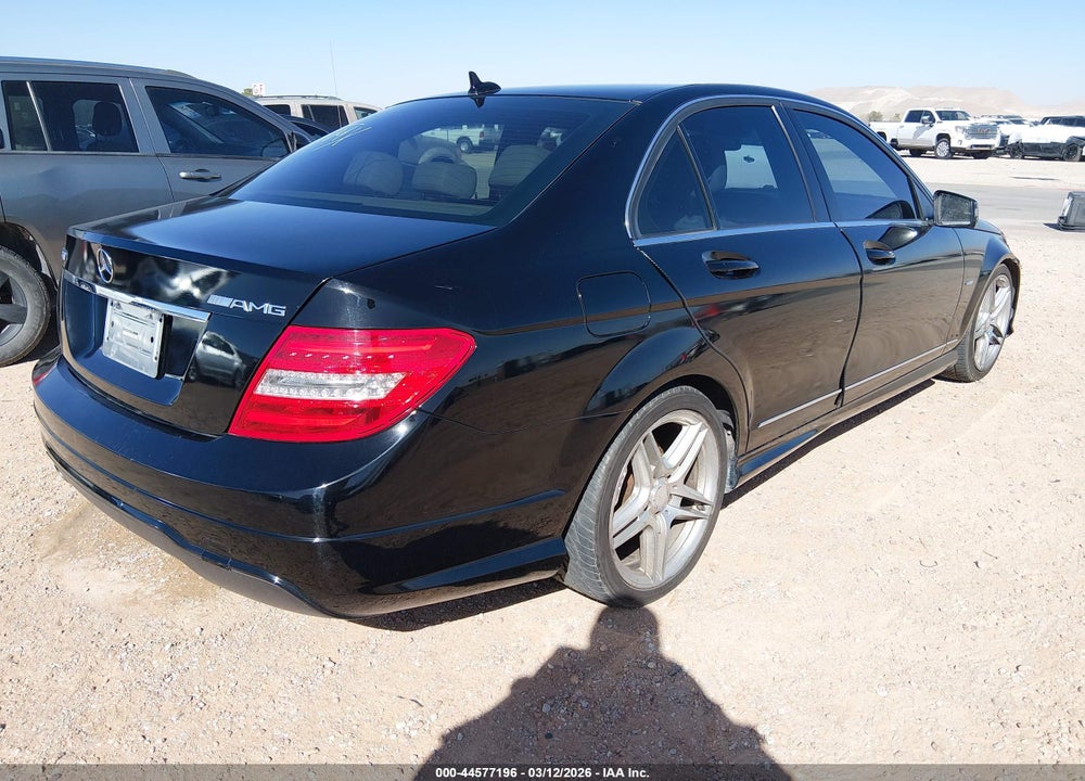 2012 MERCEDES-BENZ C 250 SPORT VIN: WDDGF4HB3CA715708