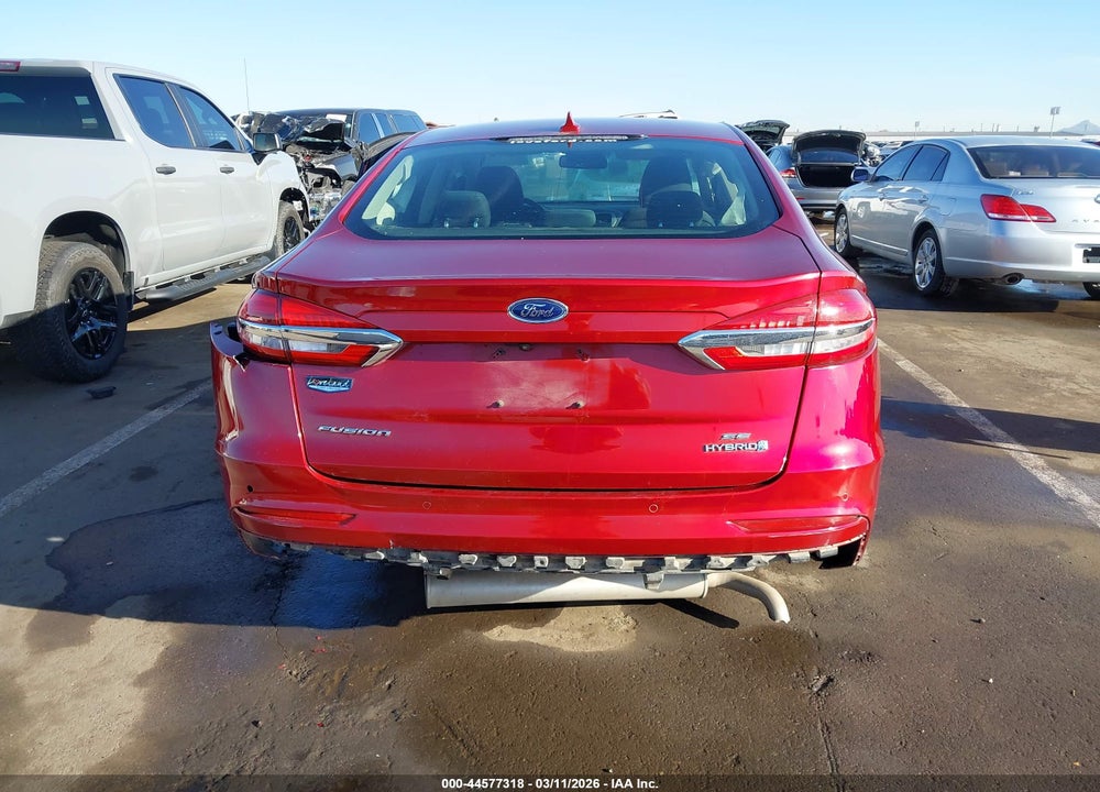 2019 FORD FUSION HYBRID SE VIN: 3FA6P0LU4KR268501