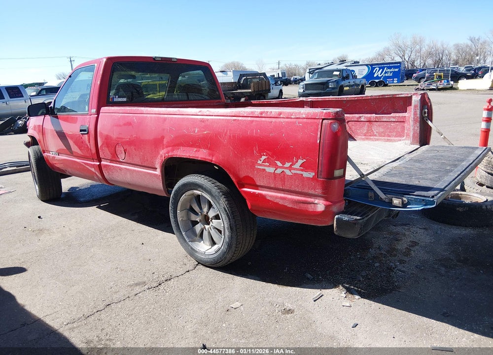1995 CHEVROLET GMT-400 K1500 VIN: 1GCEK14K5SZ121686