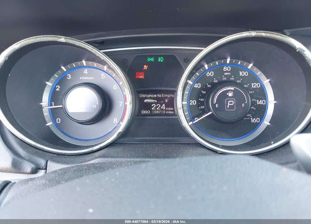 2012 HYUNDAI SONATA SE VIN: 5NPEC4AC5CH434001