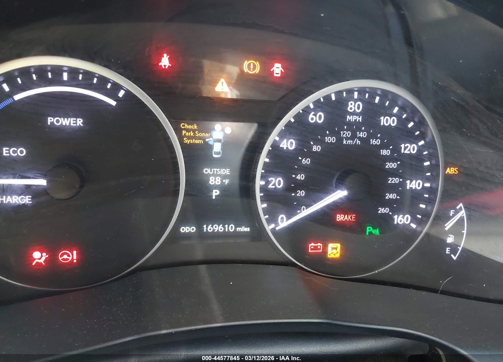 2014 LEXUS ES 300H VIN: JTHBW1GG9E2054147