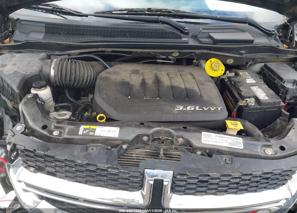 2017 DODGE GRAND CARAVAN SXT VIN: 2C4RDGCG7HR581348