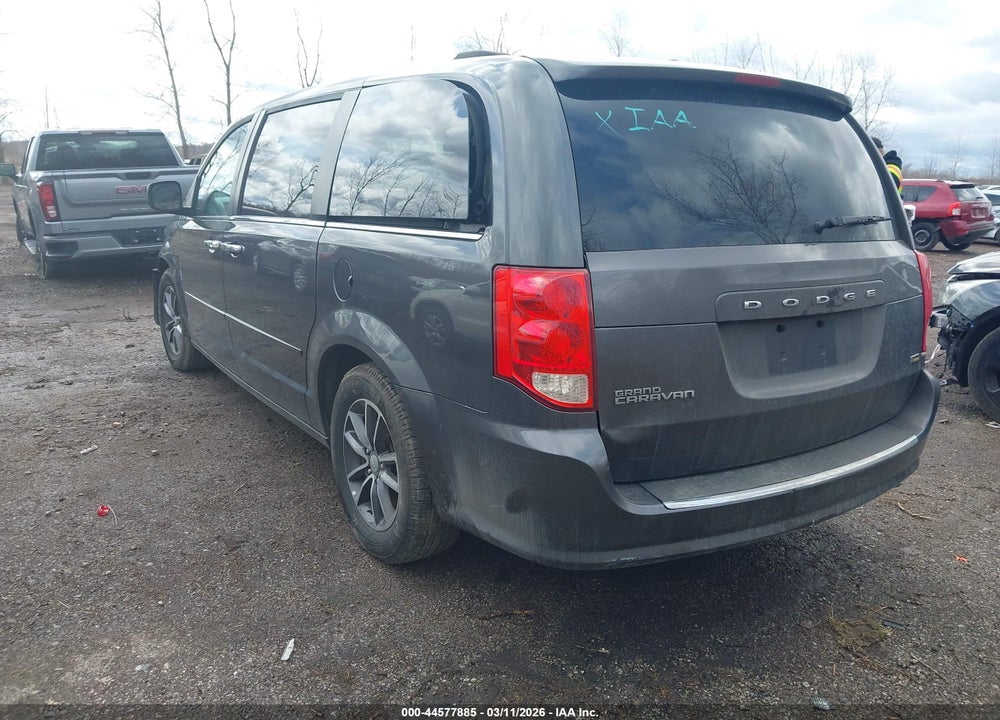 2017 DODGE GRAND CARAVAN SXT VIN: 2C4RDGCG7HR581348