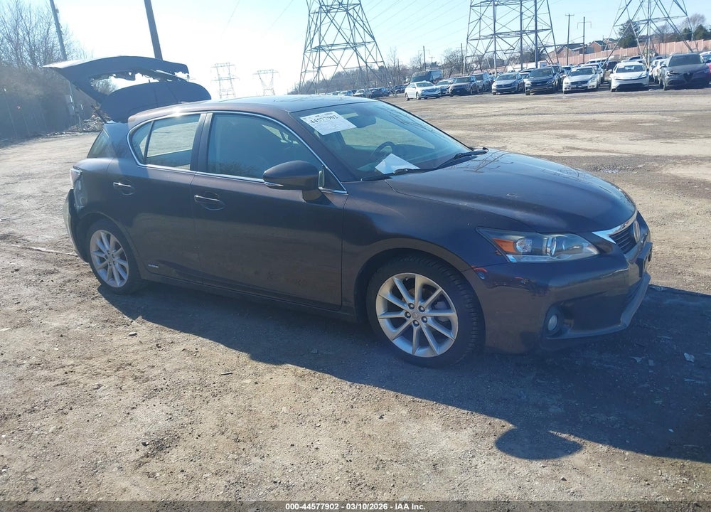 2012 LEXUS CT 200H PREMIUM VIN: JTHKD5BH1C2094037