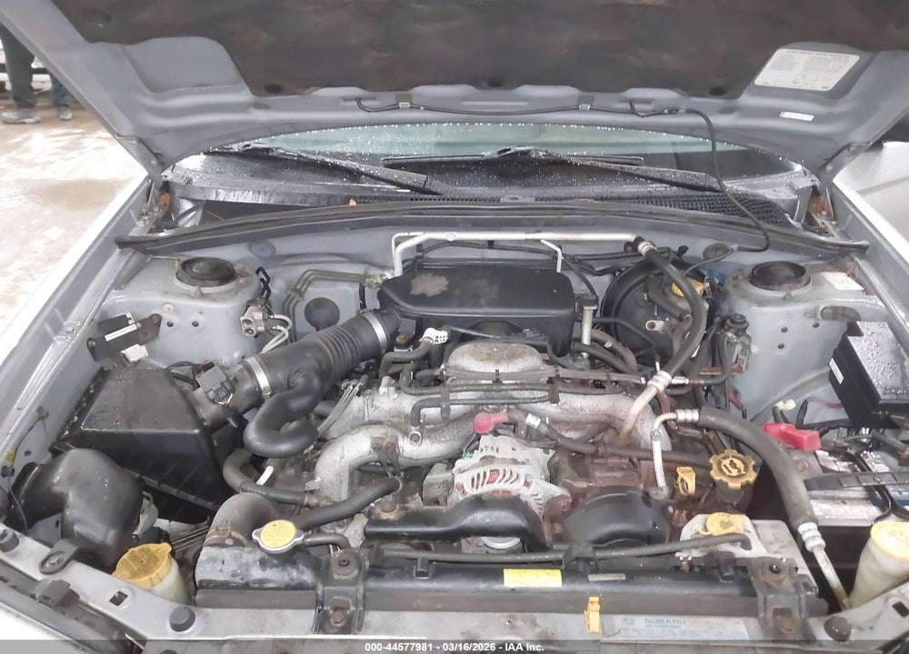 2006 SUBARU FORESTER 2.5X VIN: JF1SG63646H704399