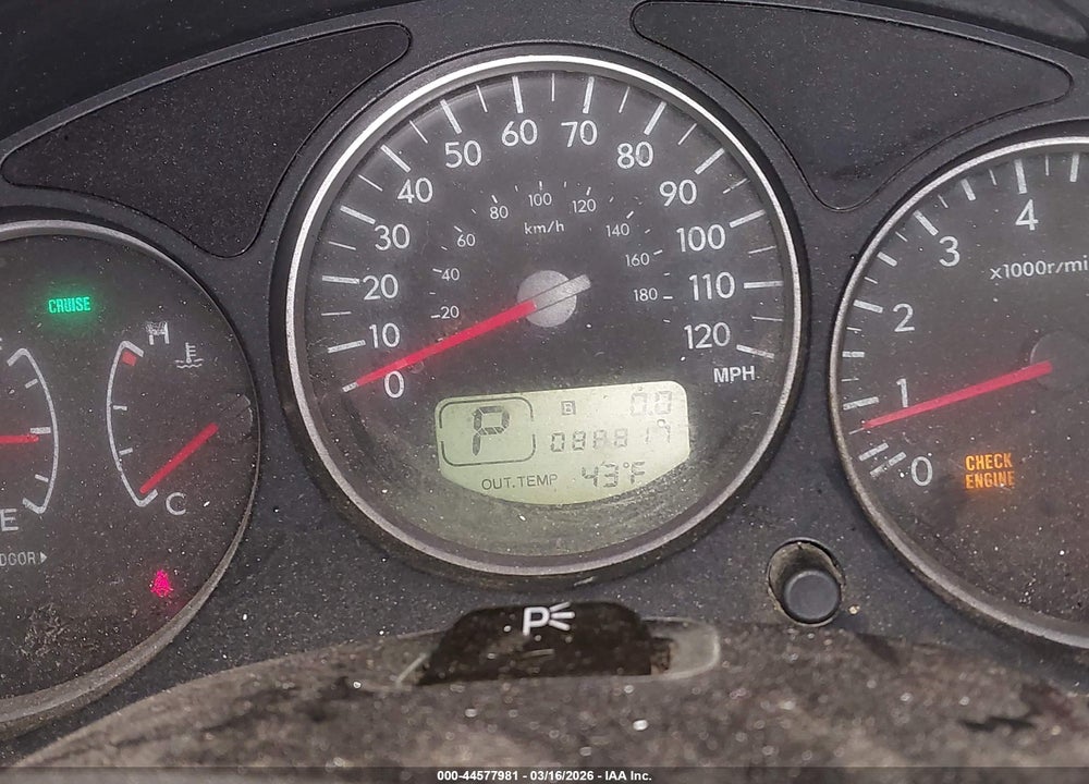 2006 SUBARU FORESTER 2.5X VIN: JF1SG63646H704399